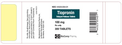 Label (Tiopronin 100mg Label)